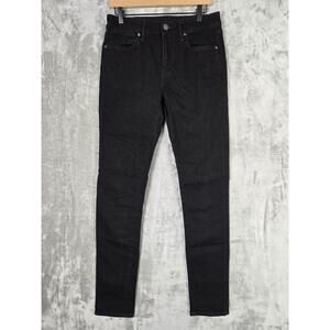 American Eagle Airflex 24/7 Athletic Skinny Jeans Black Denim Mens 34x30